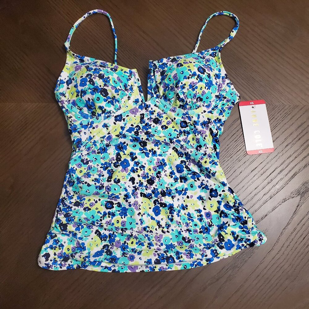 Anne Cole bathing suit top Women's size XS New With Tags